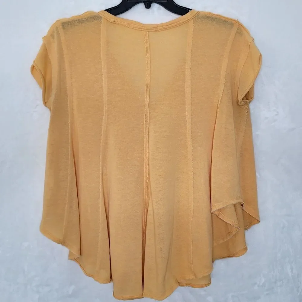 We The Free Sammie Relaxed‎ Oversized Fit V Neck Top Size XS